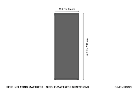 Crua Outdoors Self Inflating Multi Functional Mattress | 1-2 Person