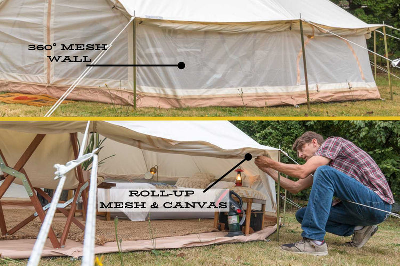 Load image into Gallery viewer, Life inTents 13' (4M) Stella Stargazing Canvas Tent
