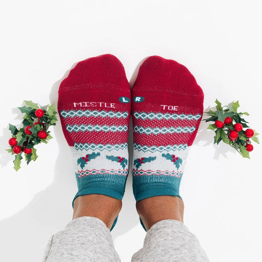 Feetures Elite Light No Show Tab Holiday Running Sock
