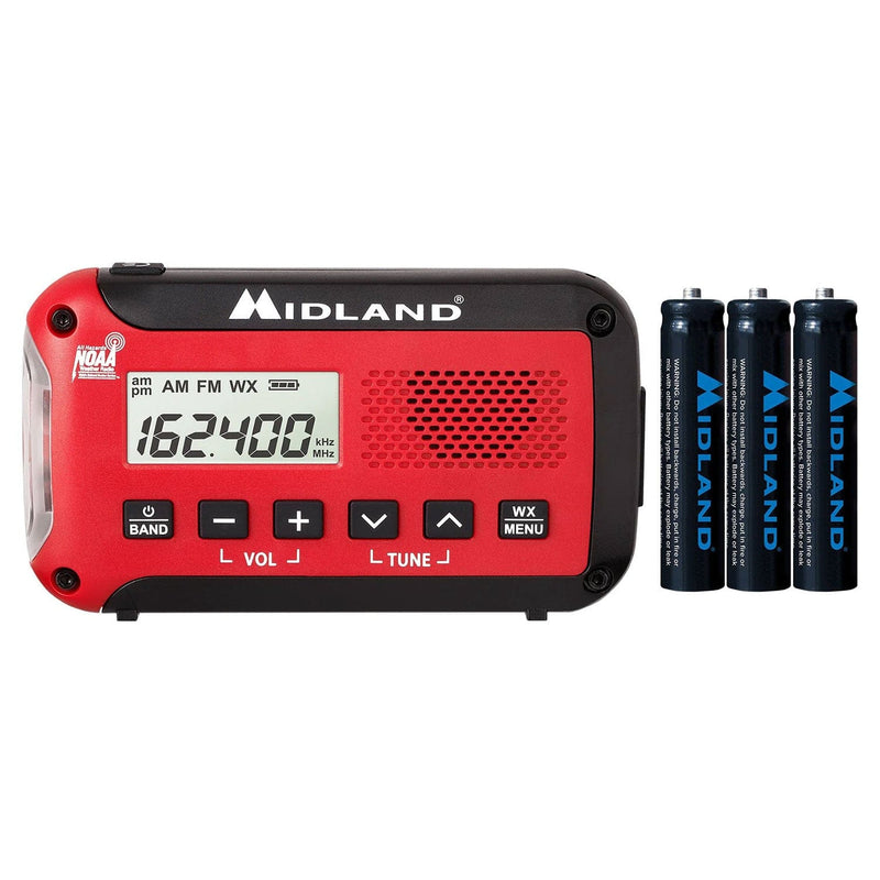 Load image into Gallery viewer, Midland ER10VP E+READY Compact Emergency Alert AM/FM Weather Radio
