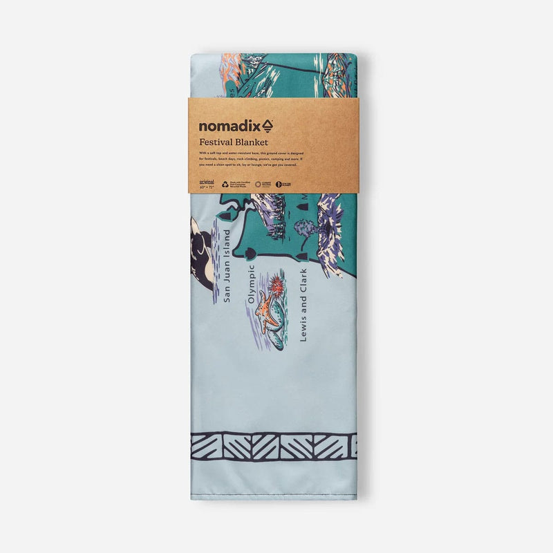 Load image into Gallery viewer, Nomadix Festival Blanket National Parks and Monuments Map
