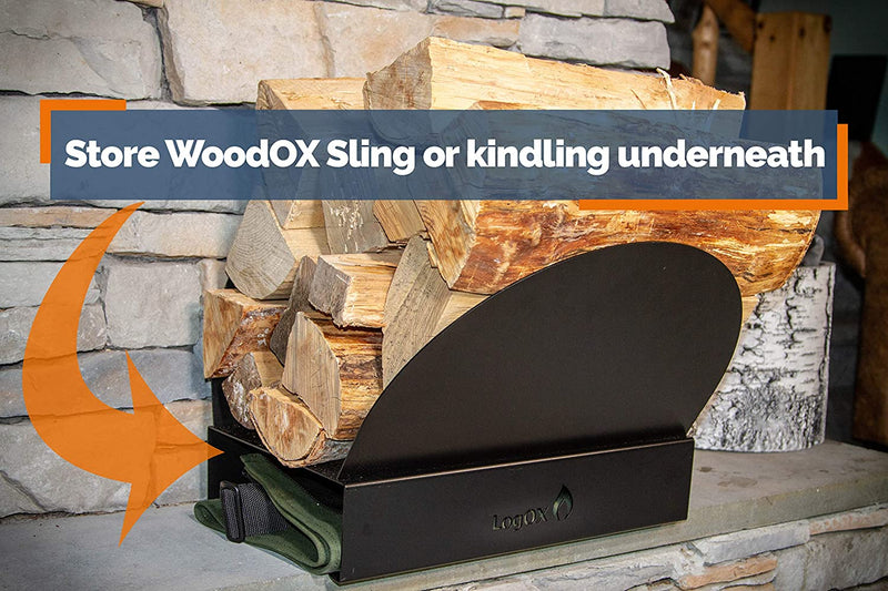 Load image into Gallery viewer, Hearth Bin Adjustable Firewood Rack
