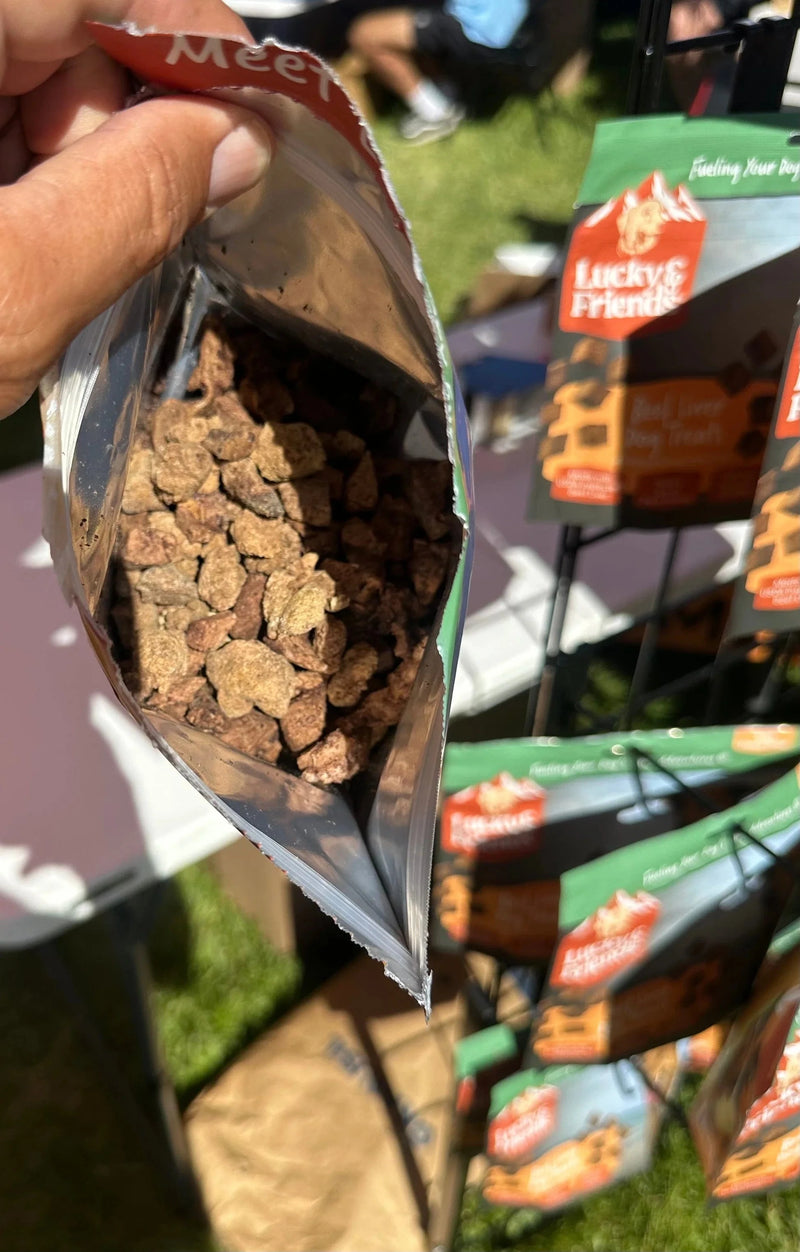 Load image into Gallery viewer, Lucky &amp; Friends Beef Liver Dog Treats
