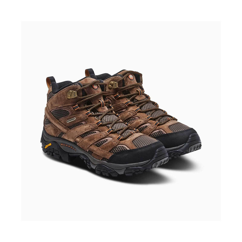 Load image into Gallery viewer, Merrell Men's Moab 2 Mid Waterproof Wide Hiking Boots
