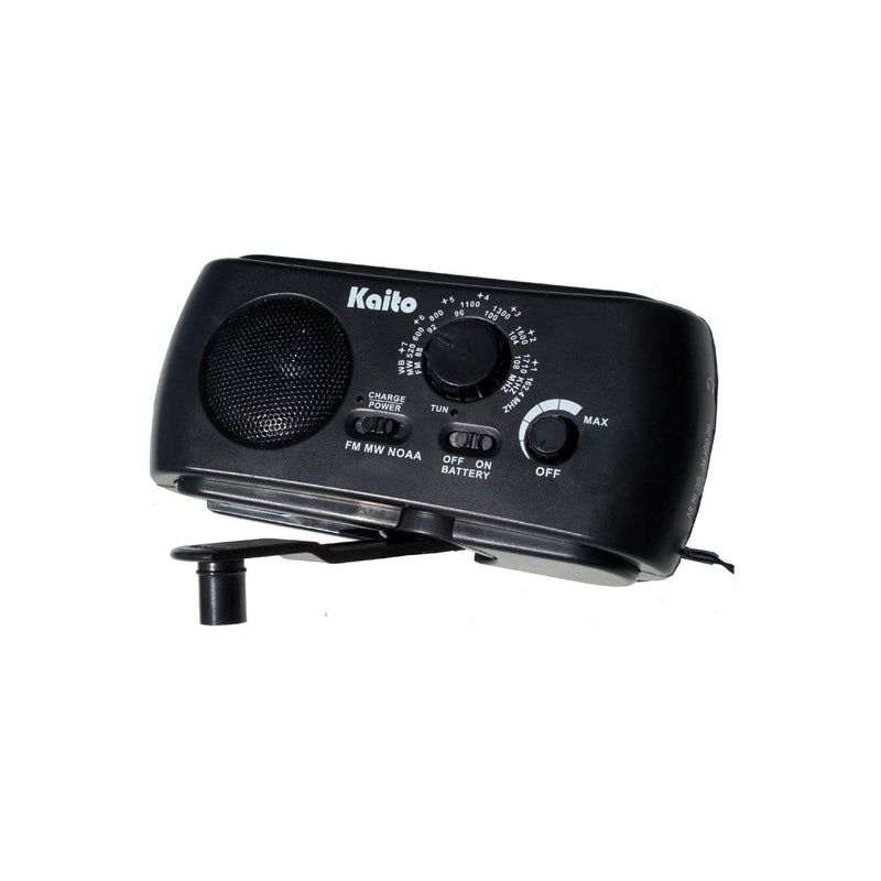 Load image into Gallery viewer, Kaito KA332W Portable Hand Crank Solar AM/FM NOAA Weather Radio
