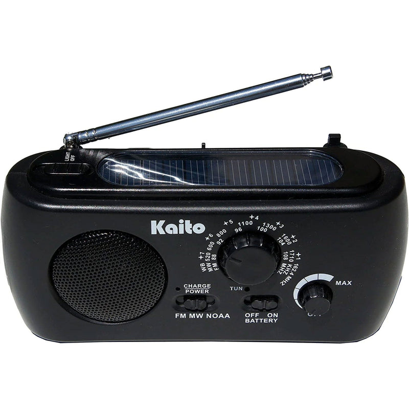 Load image into Gallery viewer, Kaito KA332W Portable Hand Crank Solar AM/FM NOAA Weather Radio
