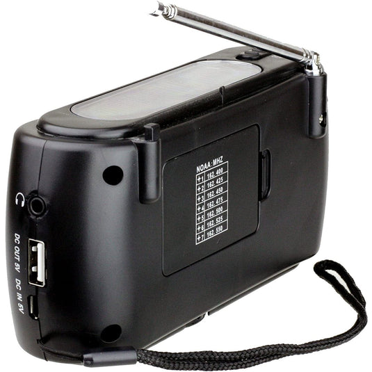 Kaito KA332W Portable Hand Crank Solar AM/FM NOAA Weather Radio