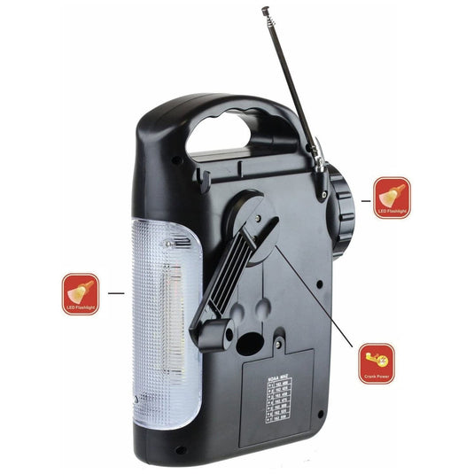Kaito KA339W Multi-Functional 4-Way Powered LED Camping Lantern & Weather Radio