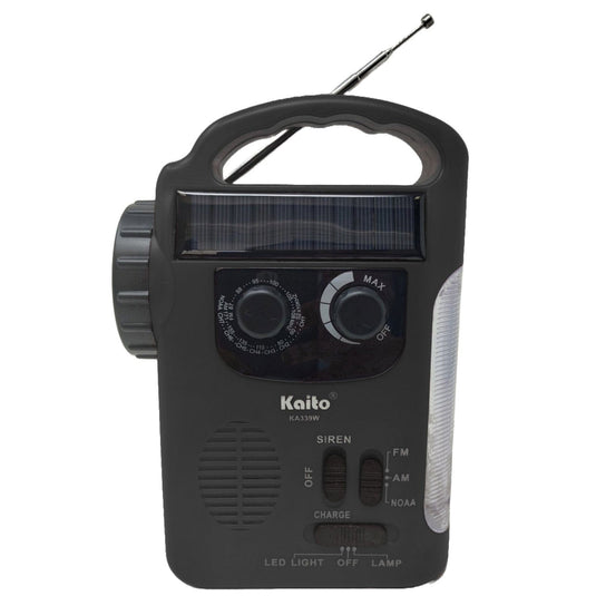 Kaito KA339W Multi-Functional 4-Way Powered LED Camping Lantern & Weather Radio
