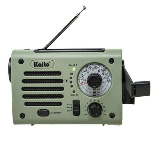 Kaito KA380 Solar Crank AM/FM Emergency Weather Radio