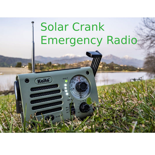 Kaito KA380 Solar Crank AM/FM Emergency Weather Radio