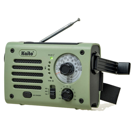 Kaito KA380 Solar Crank AM/FM Emergency Weather Radio