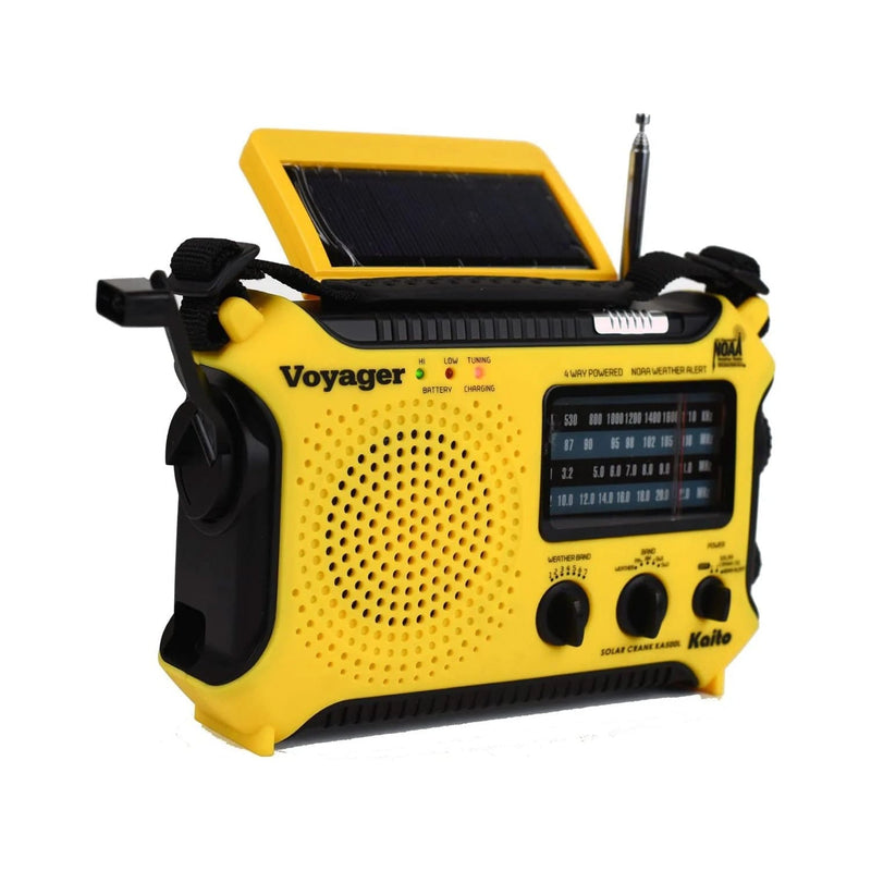 Load image into Gallery viewer, Kaito KA500 AM FM Shortwave Solar Crank Emergency Weather Alert Radio
