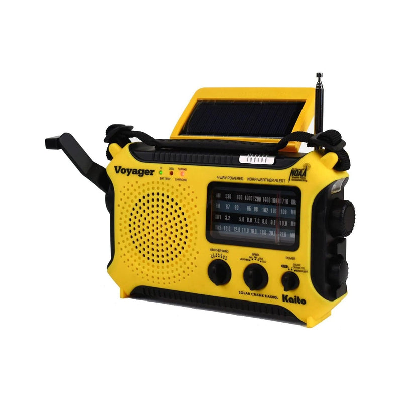 Load image into Gallery viewer, Kaito KA500 AM FM Shortwave Solar Crank Emergency Weather Alert Radio
