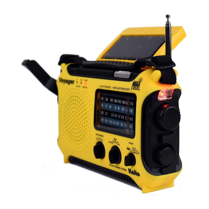 Load image into Gallery viewer, Kaito KA500 AM FM Shortwave Solar Crank Emergency Weather Alert Radio
