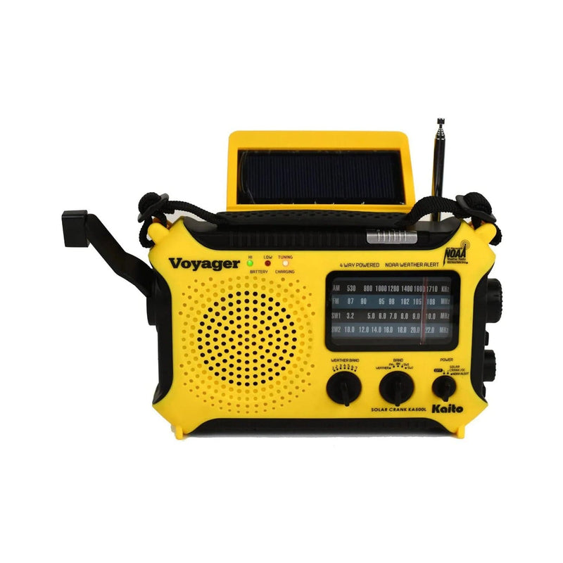 Load image into Gallery viewer, Kaito KA500 AM FM Shortwave Solar Crank Emergency Weather Alert Radio
