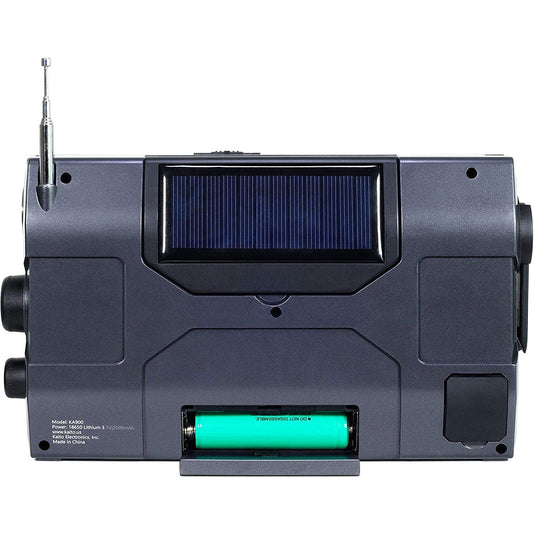 Kaito KA900 Voyager Max Solar Crank AM/FM/SW NOAA Weather Radio with Bluetooth
