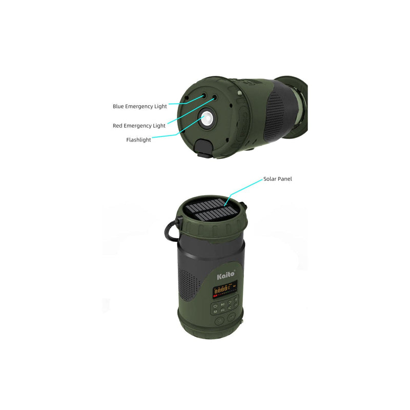 Load image into Gallery viewer, Kaito KL101 Emergency Camping Lantern &amp; Flashlight with AM/FM/NOAA Weather Radio
