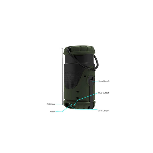Kaito KL101 Emergency Camping Lantern & Flashlight with AM/FM/NOAA Weather Radio