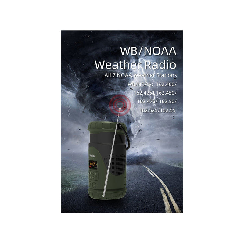 Load image into Gallery viewer, Kaito KL101 Emergency Camping Lantern &amp; Flashlight with AM/FM/NOAA Weather Radio
