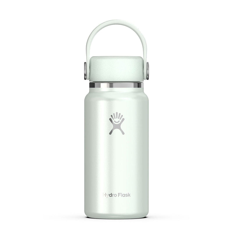 Load image into Gallery viewer, White Hydro Flask water bottle with a white background
