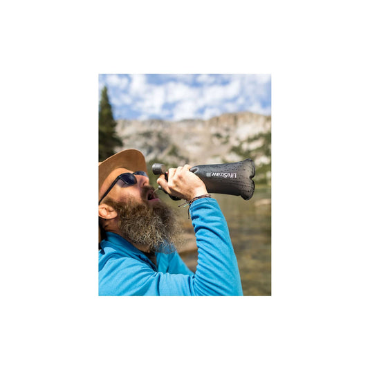 LifeStraw Peak Series 1L Collapsible Squeeze Water Bottle Filter System