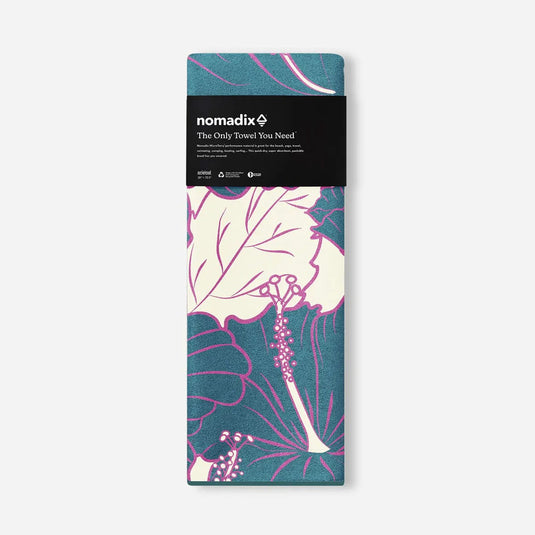 Nomadix Original Towel Hibiscus Teal Ocean