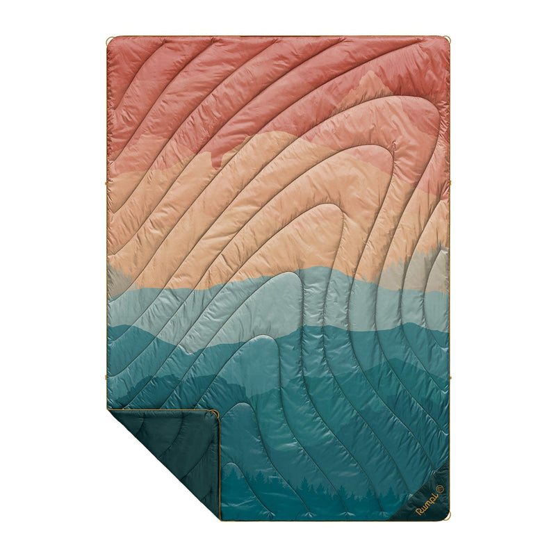 Load image into Gallery viewer, Rumpl Original Puffy Blanket - Rocky Mountain Sunset Fade
