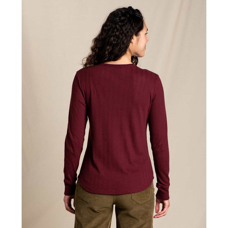 Load image into Gallery viewer, Toad&amp;Co Women's Foothill Pointelle Long Sleeve Crew
