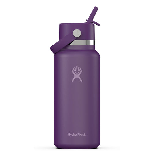Hydro Flask 32 oz. Wide Flex Straw Cap Bottle - Beachplum Purple