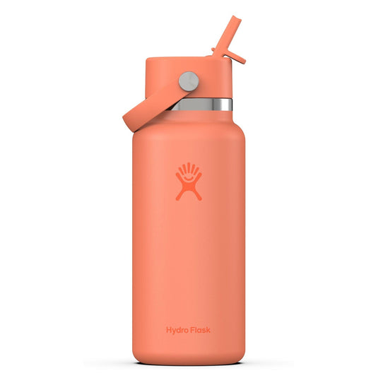 Hydro Flask 32 oz. Wide Flex Straw Cap Bottle - Nectar Orange
