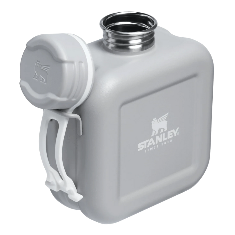 Load image into Gallery viewer, Gray water container with white handle and Stanley logo on a white background
