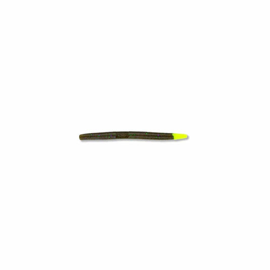Fishing lure with a segmented body on a white background
