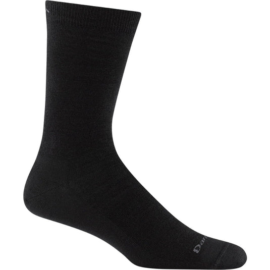 Black sock on a white background