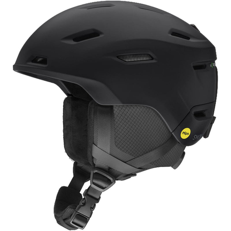 Load image into Gallery viewer, Black helmet with a visible brand logo on a white background
