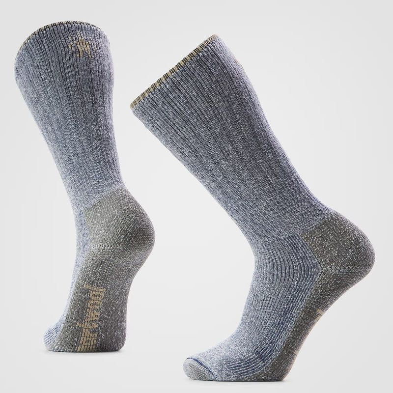 Load image into Gallery viewer, Pair of gray socks with brand logo on a light gray background

