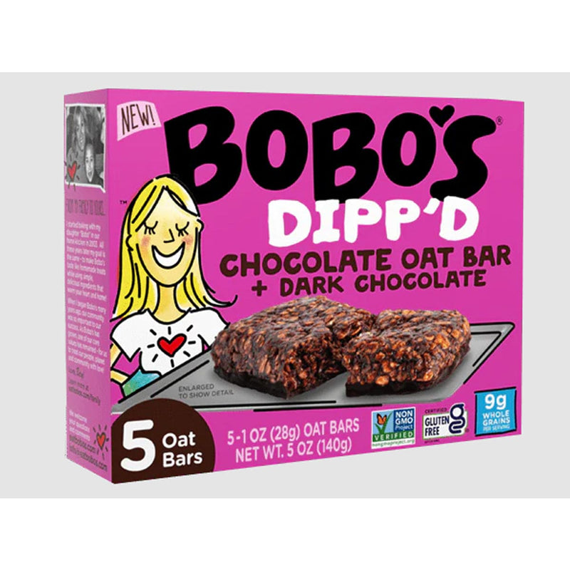 Load image into Gallery viewer, Bobos Dipp'd Chocolate Oat Bars + Dark Chocolate
