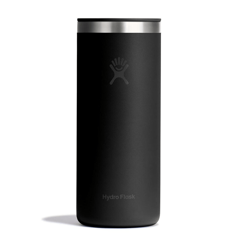 Load image into Gallery viewer, Black Hydro Flask tumbler on a white background

