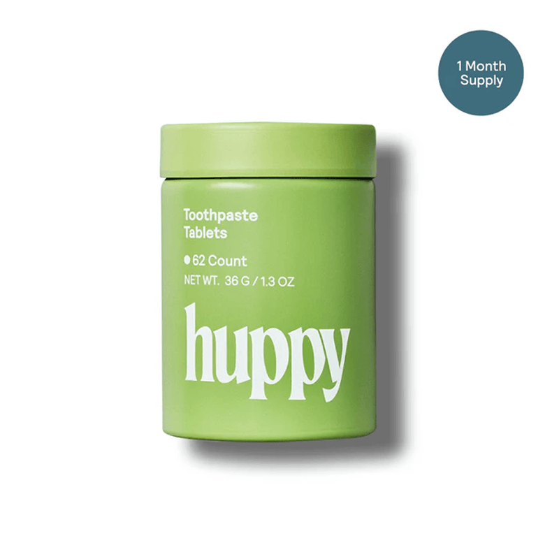 Load image into Gallery viewer, Huppy Fluoride-Free Toothpaste Tablets Peppermint
