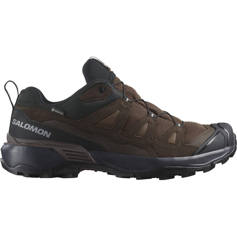 Load image into Gallery viewer, Brown Salomon hiking shoe on a white background
