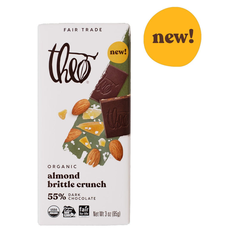 Load image into Gallery viewer, Theo's Almond Brittle Crunch 55% Dark
