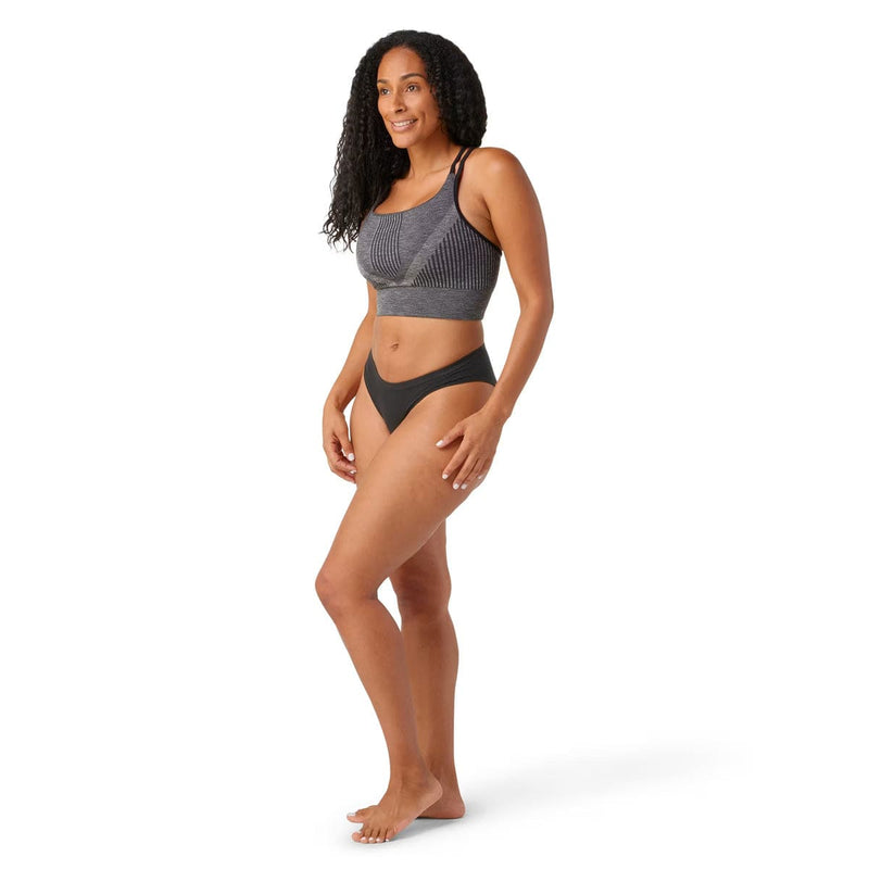 Load image into Gallery viewer, Woman wearing a gray bikini set on a white background
