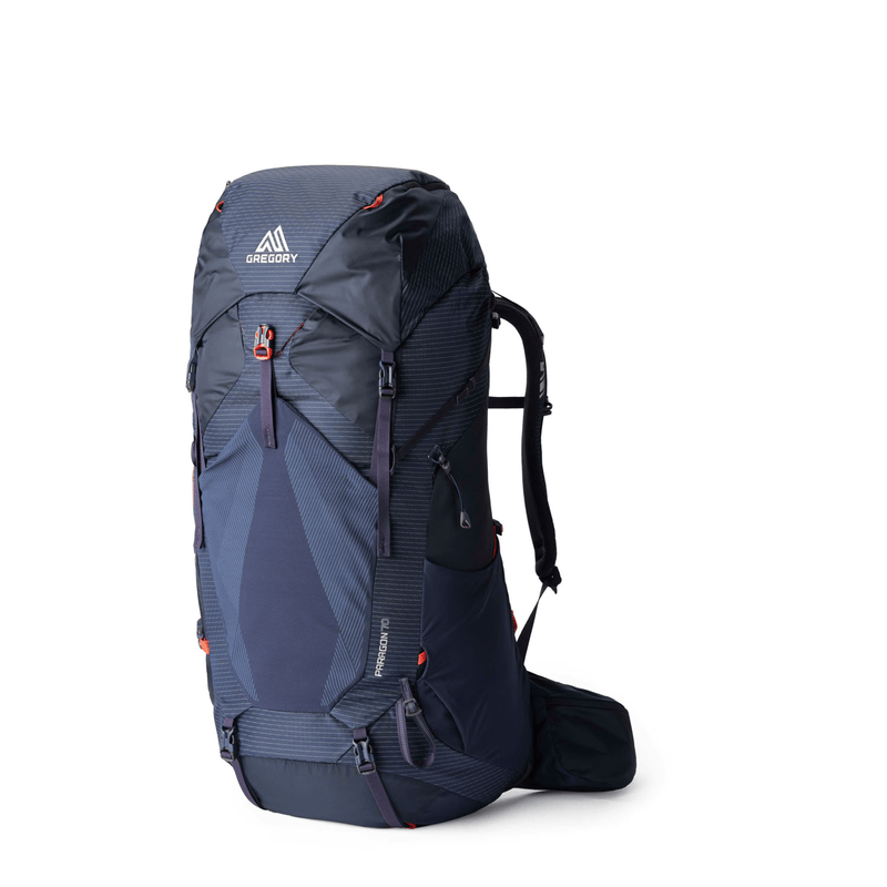 Load image into Gallery viewer, Blue hiking backpack with Gregory logo on a white background
