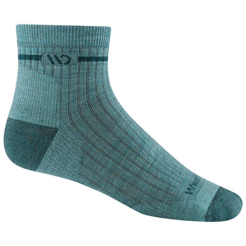 Load image into Gallery viewer, Wide Open by Darn Tough Women's Single Stripe Midweight Quarter Sock
