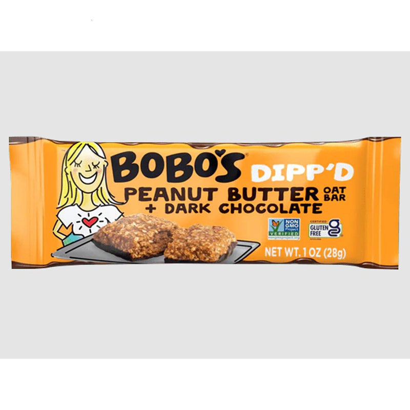 Load image into Gallery viewer, Bobos Dipp'd Peanut Butter Oat Bars + Dark Chocolate
