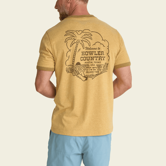 Howler Brothers Cotton Ringer Tee - Howler Country-Honey Heather