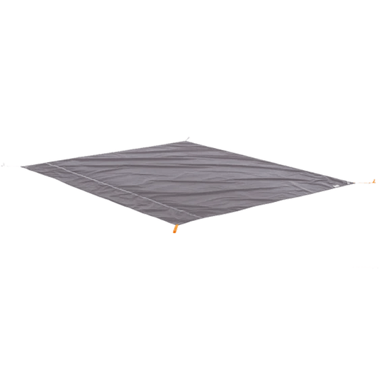 Gray camping mat with wavy pattern on a white background