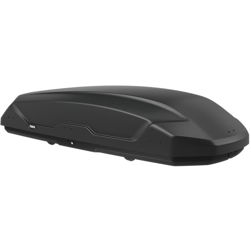 Load image into Gallery viewer, Black roof box on a white background
