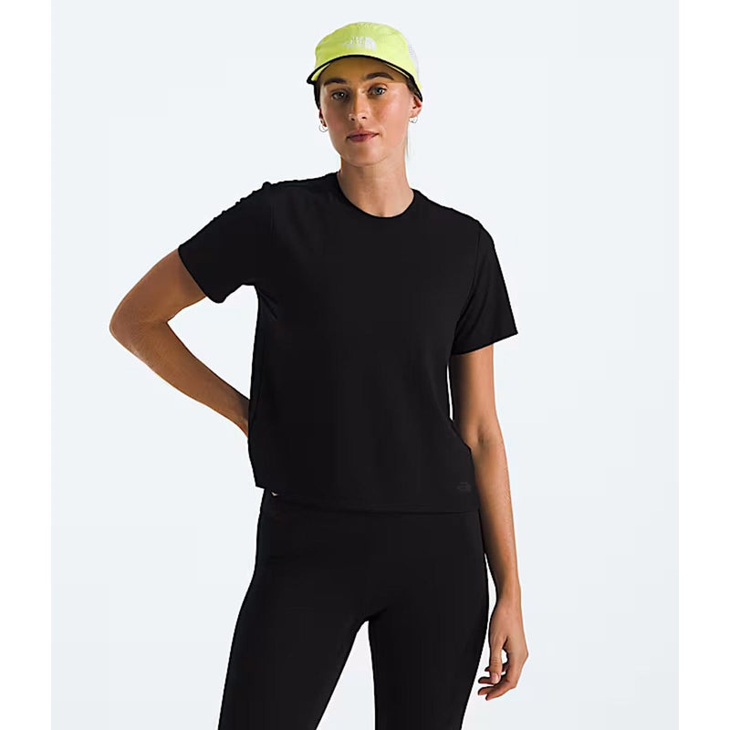 Load image into Gallery viewer, Person wearing a black outfit with a yellow cap on a white background
