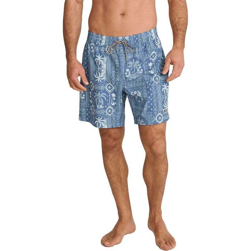 Load image into Gallery viewer, Howler Brothers Deep Set Boardshorts - Palmetto Prophecy-Storm Blue
